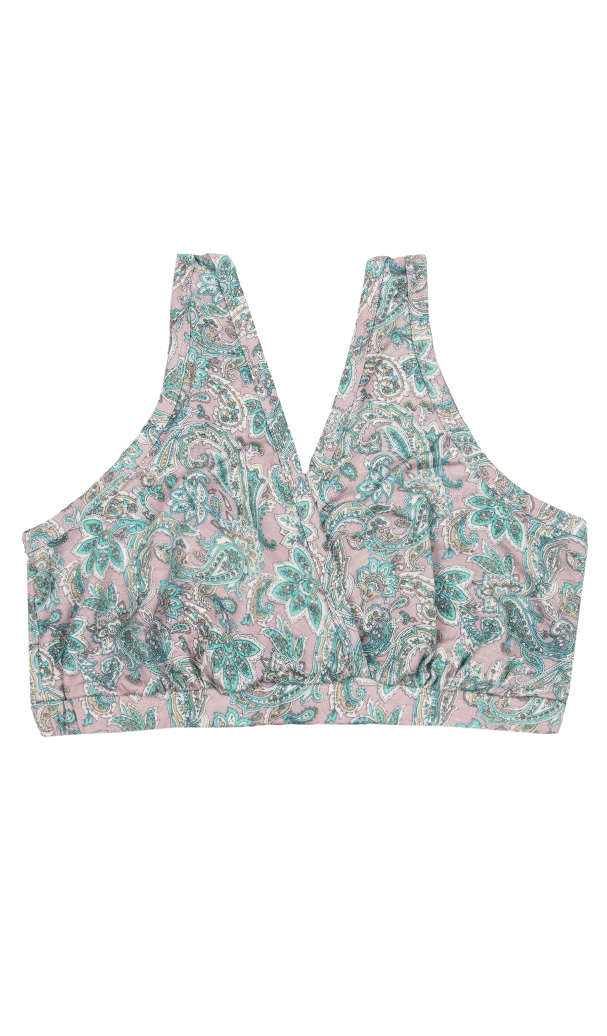 Paisley print Paisley Single Bra. Flat shot of single Paisley bra.